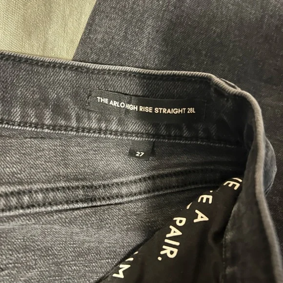 Denim Forum The Arlo Hi-rise Straight Jean - Picture 5 of 8